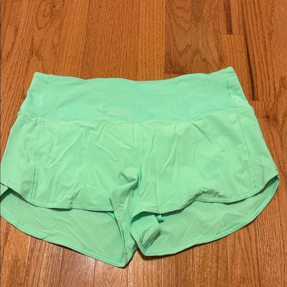 lululemon athletica Pants - Lululemon Athletica Light Green Speed Up 4in HR